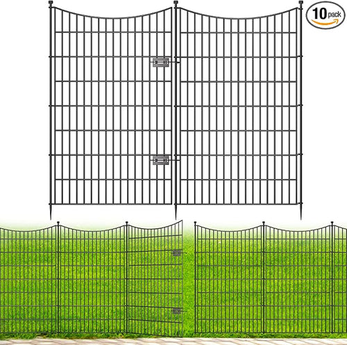 10 Panels Decorative Garden Fence by OutdoorFence
