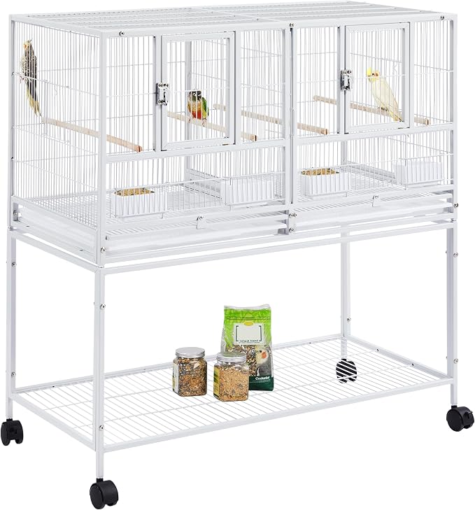 Yaheetech Stackable Divided Breeder Breeding Parakeet Bird Cage by Yaheetech