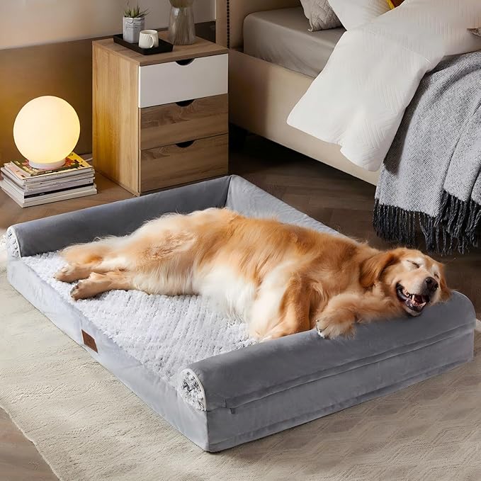 WNPETHOME Orthopedic Dog Beds for Extra Large Dogs, Waterproof Memory Foam XL by WNPETHOMEPETSHOME