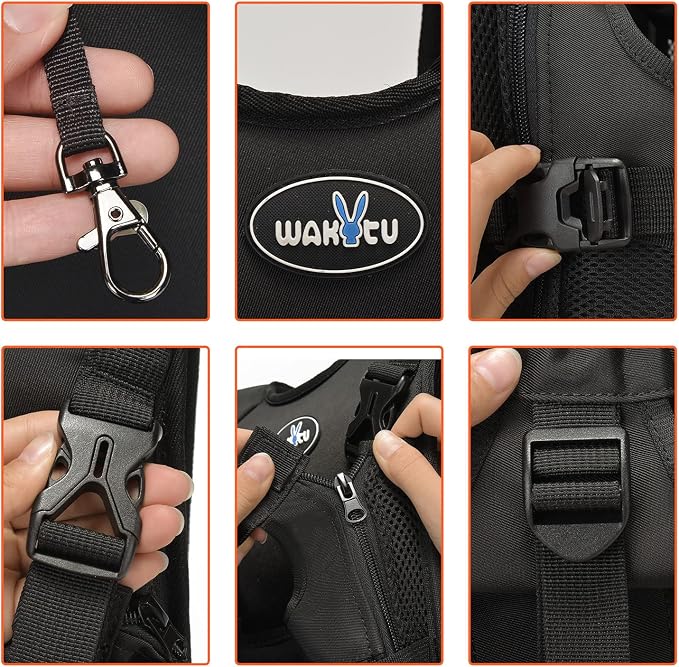 Dog Front Carrier Backpacks for Small Dogs, Legs Out Pet Carrier Sling Backpack - Image 4