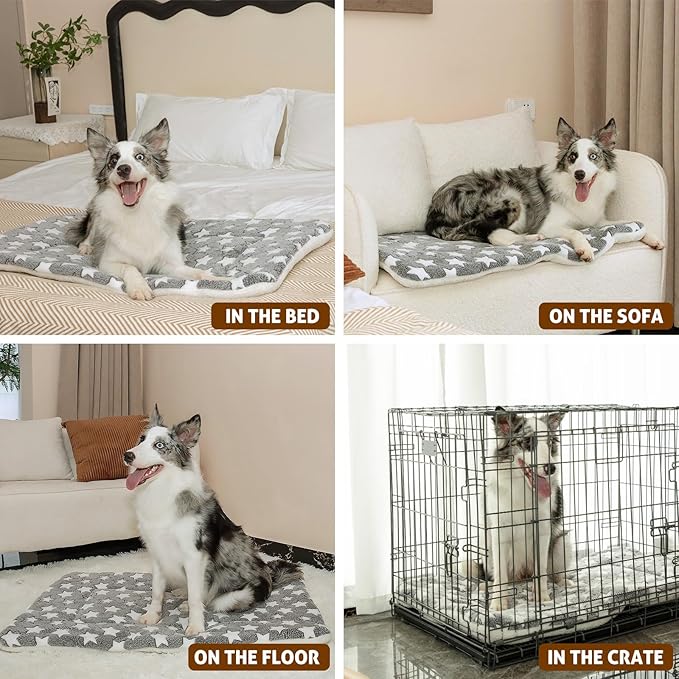 Mora Pets Dog Bed Crate Pad Ultra Soft Pet Bed - Image 6