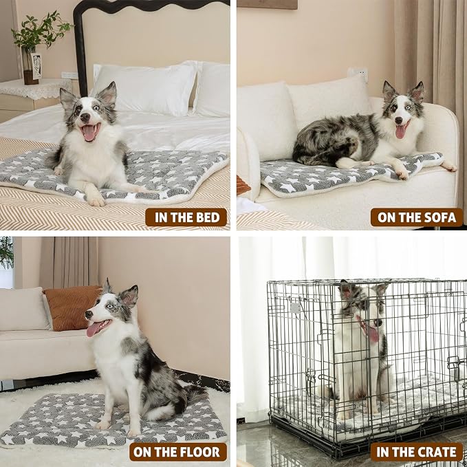 Mora Pets Dog Bed Crate Pad Ultra Soft Pet Bed - Image 6