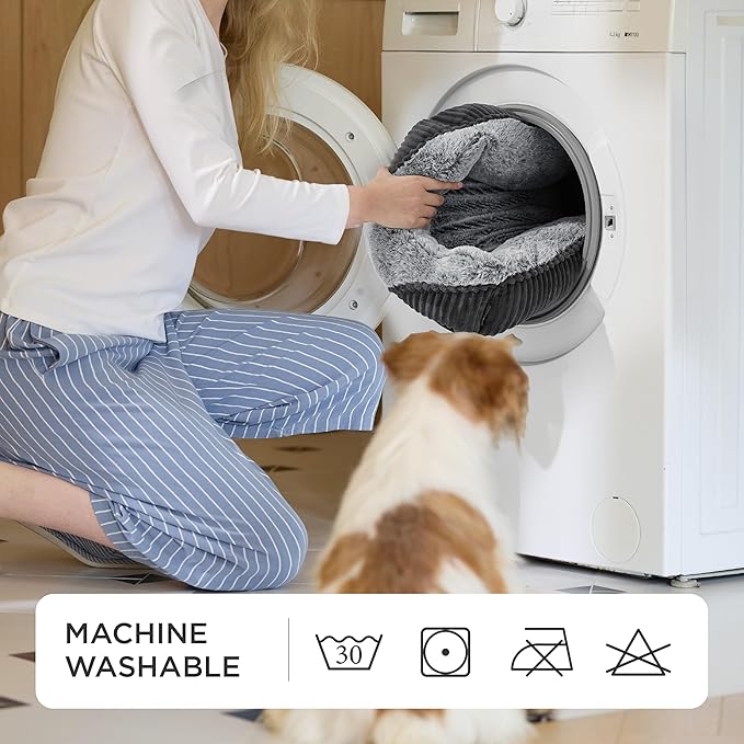 Bedsure Washable Dog Bed Medium Size Dog - Image 5