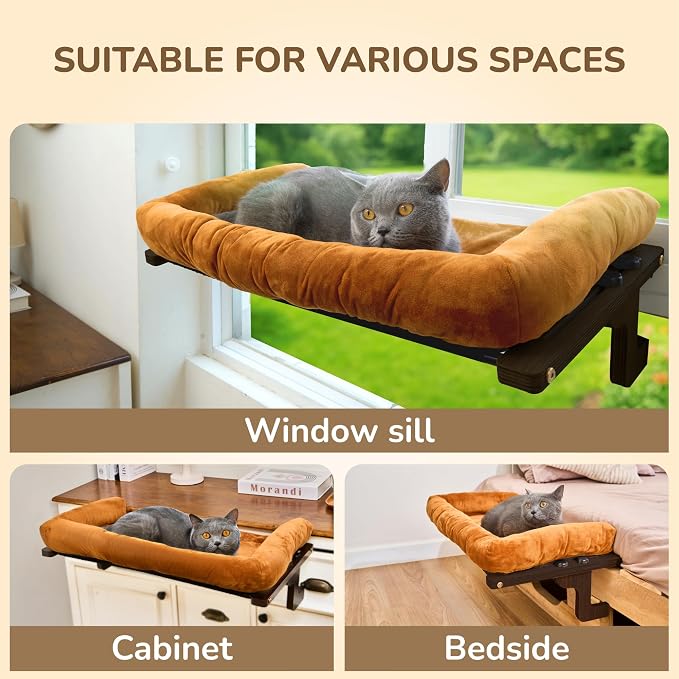 PURRHOUSE 45LBS Cat Window Perch - Image 7
