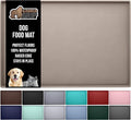 GORILLA GRIP 100% Waterproof Raised Edge BPA Free Silicone Pet Feeding Mat by GorillaGrip