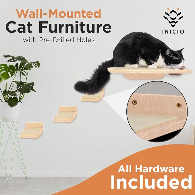 INICIO Cat Shelves – Dog Proof Feeding Station - Image 5