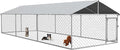 PawHut Outdoor Dog Kennel, Heavy Duty Dog Run Outdoor Fence by PawHut