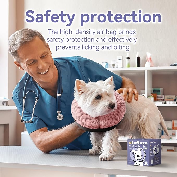 Soft Inflatable Dog Cone Collar - Image 3