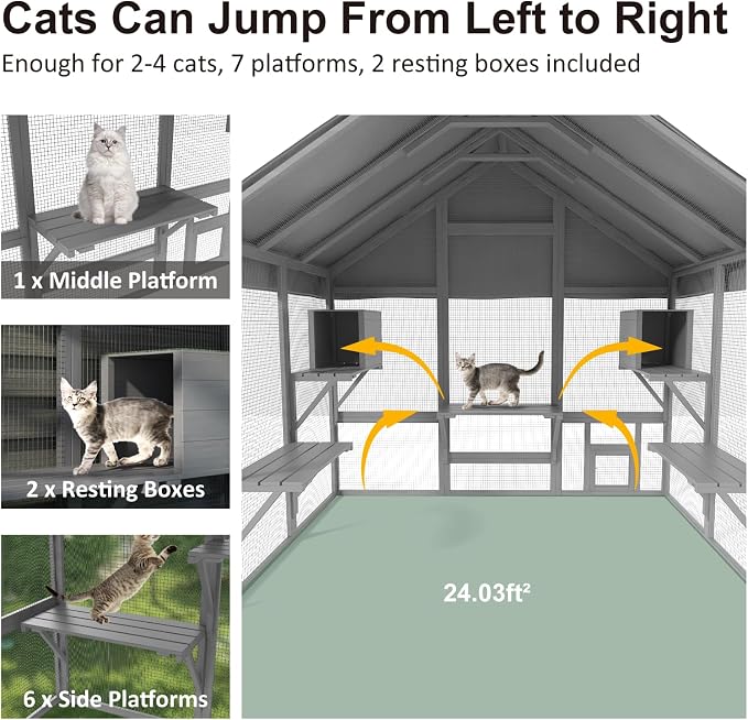 Cat Catio - Large Outdoor Catio Enclosure - Image 2