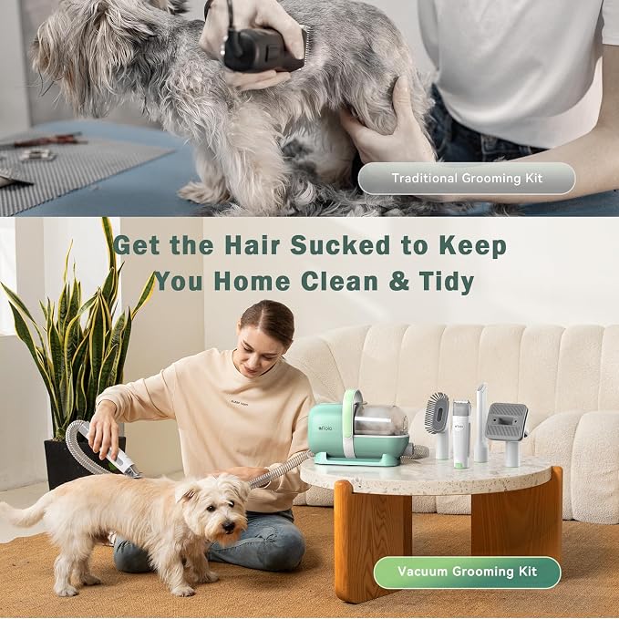 Afloia 6-in-1 Dog Grooming Kit, Pet Grooming Vacuum - Image 5