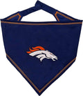 Pets First NFL Denver Broncos TIE Bandana, Large/X-Large. Dog Bandana Scarf Bib by PETSFIRST