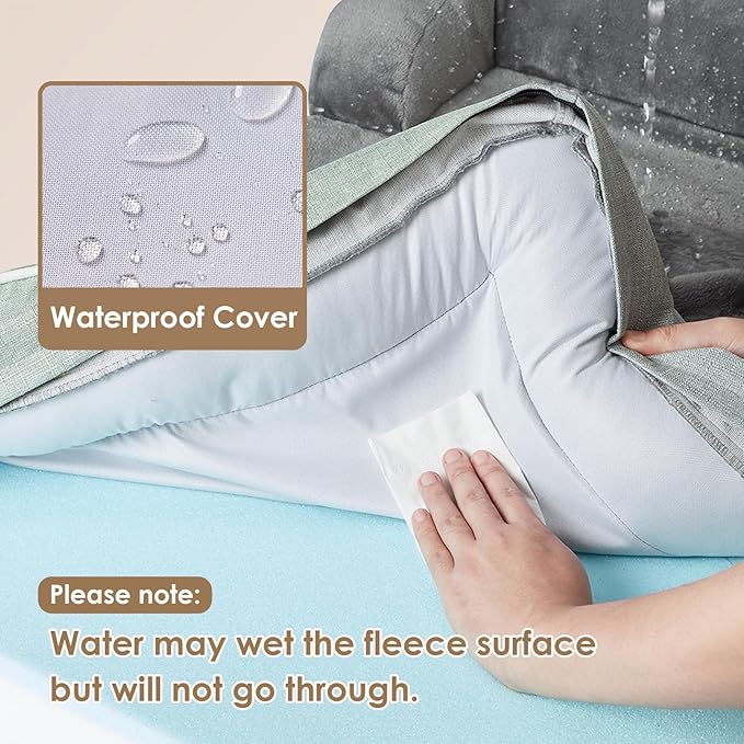 EHEYCIGA Orthopedic Dog Bed for Small Dogs, Waterproof Memory Foam Small Dog - Image 3