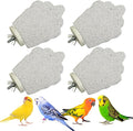 PINVNBY 4 PCS Bird Perches Calcium Parrot Perch Stand Bird Beak Grinding Stone by PINVNBY