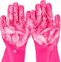 Pecute Pet Grooming Gloves Large, Heat Resistant Dog Washing Gloves by pecute