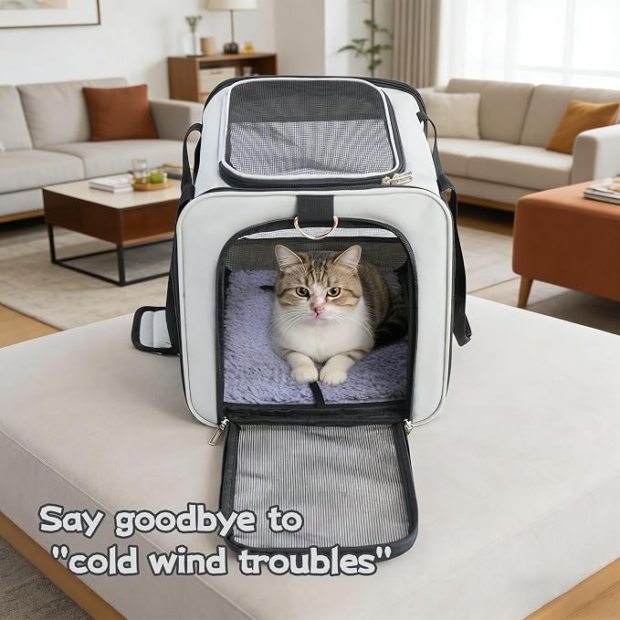 YUNIQUE Soft-Sided Cat & Dog Carrier - Image 4