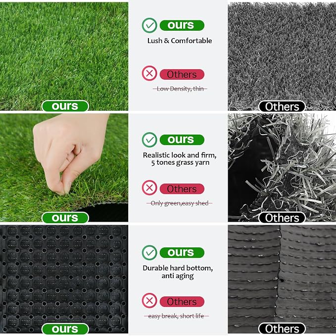 XLX TURF Interlocking Fake Grass Tiles - Image 4