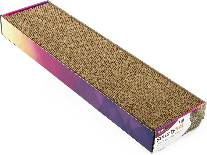SmartyKat Super Scratcher Wide Corrugated Cat Scratcher - Image 4