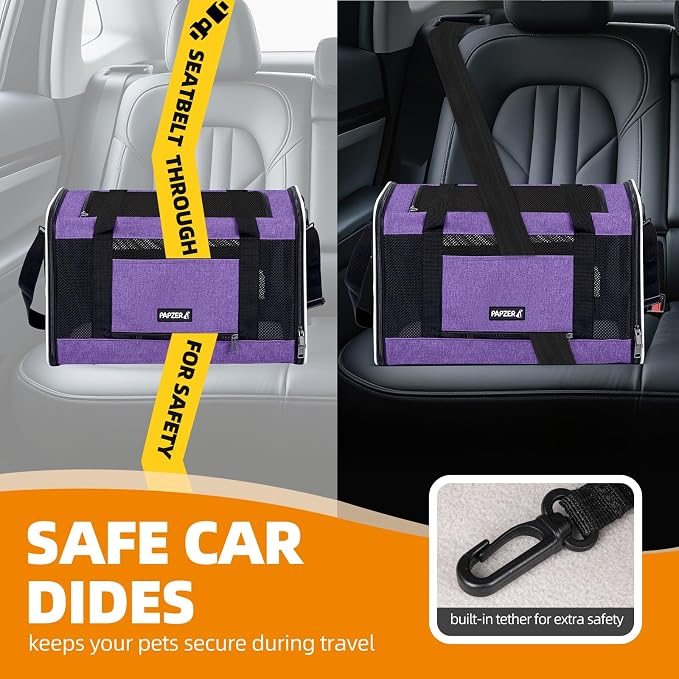 Cat Carrier Soft-Sided Travel Bag - Image 7