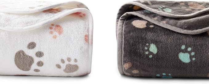 Allisandro 350 GSM-Super Soft and Premium Fuzzy Flannel Fleece Pet Dog Blanket - Image 4