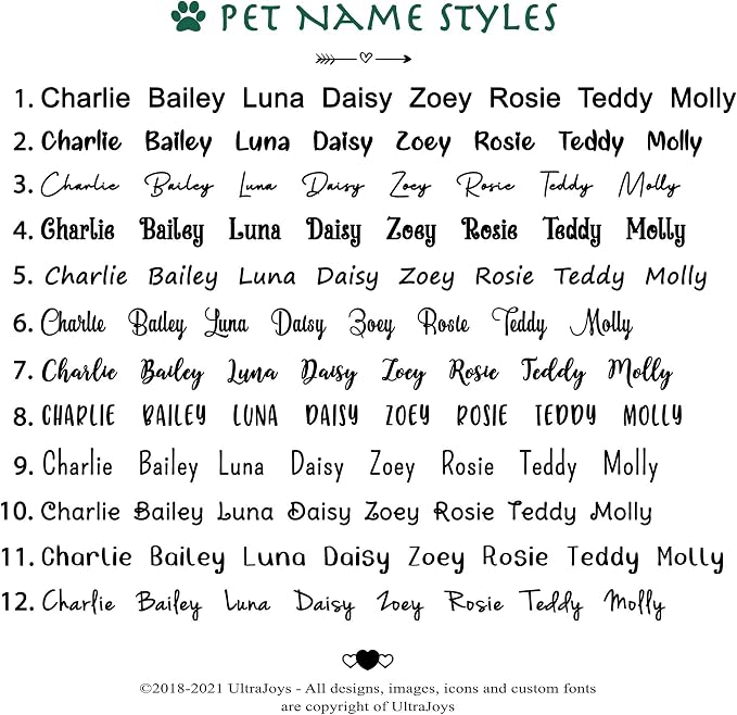 Ultra Joys Cat ID Tag Personalized Pet Tags, Durable Stainless Steel Small Pet - Image 8