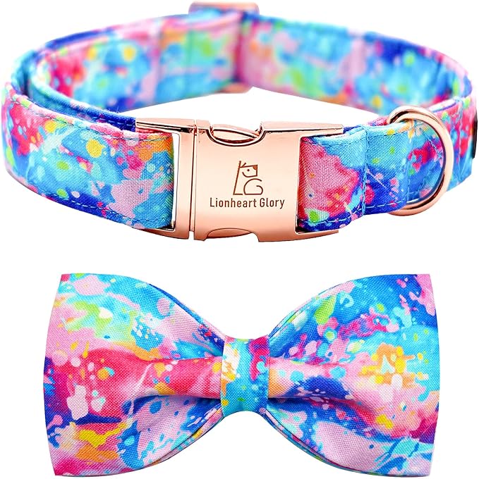 Lionheart glory Dog Collar, Colorful Dog Collar by LionheartGlory