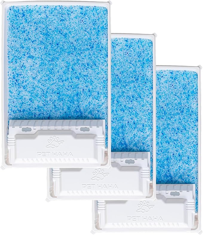 Crystal Cat Litter and Disposable Litter Trays 3 Sets Compatible by PETHAHA