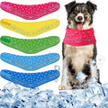 Talltalk 5 Pieces Dog Cooling Bandanas Neck Wraps Ice Scarf Pet Dog Cooling by Talltalk