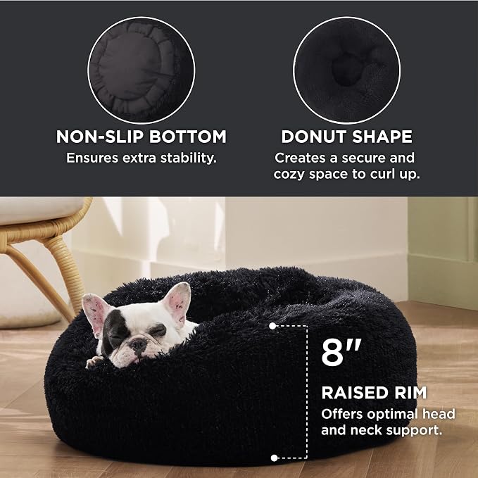 Bedsure Calming Dog Bed for Small Medium Dogs - Image 3