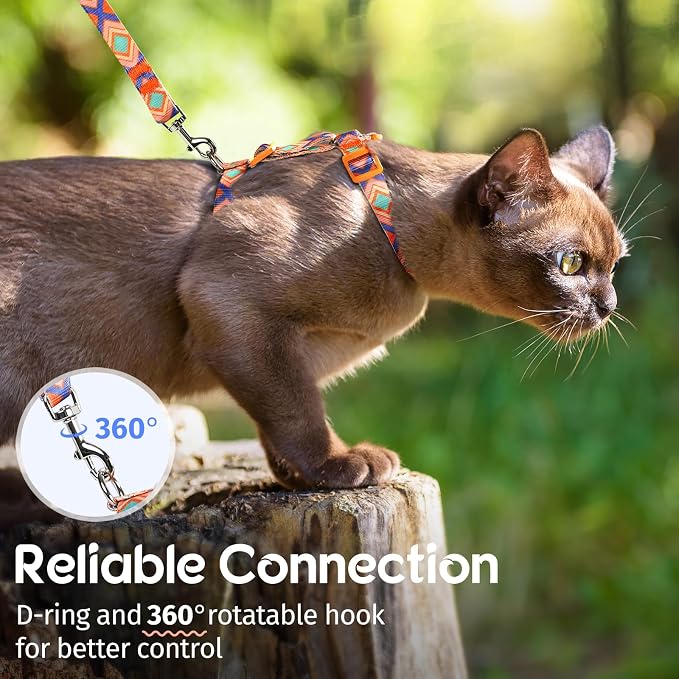 Dooradar Cat Harness and Leash, Escape Proof Adjustable Kitten Vest, - Image 8