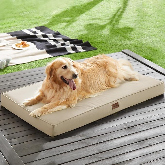 BFPETHOME Outdoor Dog Beds for Large Dogs, Waterproof Dog Bed for Medium - Image 2