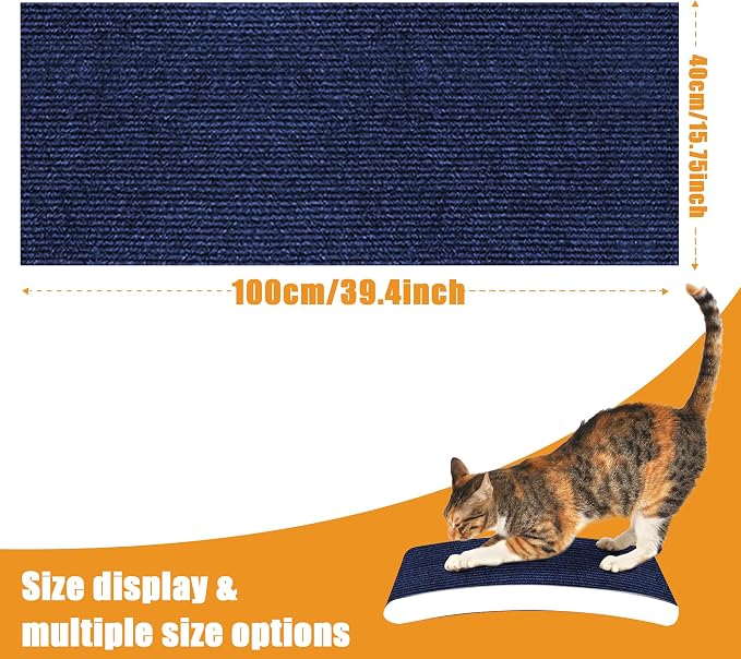 cat Scratching mat Self-Adhesive, Trimmable Furniture Protector - Image 2