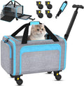Rolling Pet Carrier with Detachable Wheels by Unknown