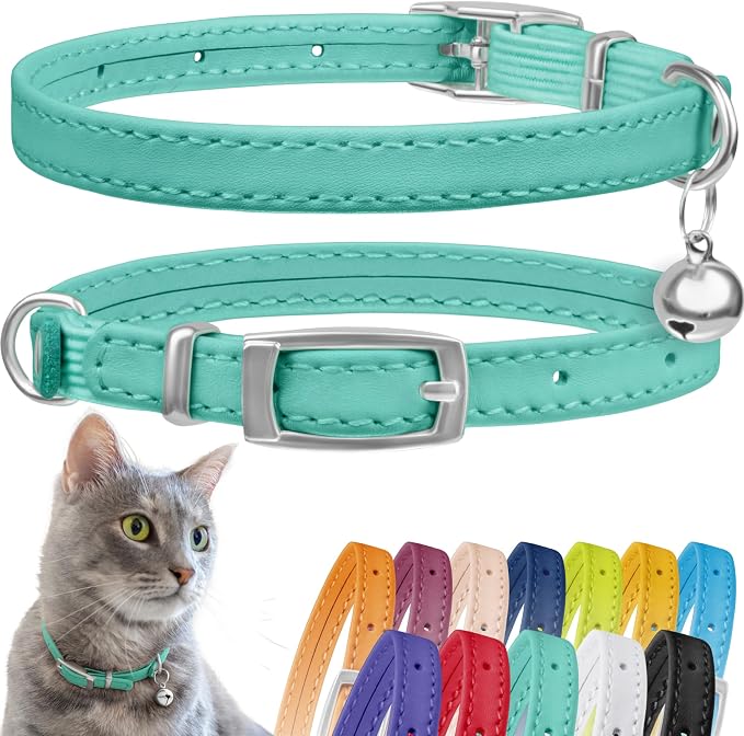 CollarDirect Leather Cat Collar by CollarDirect