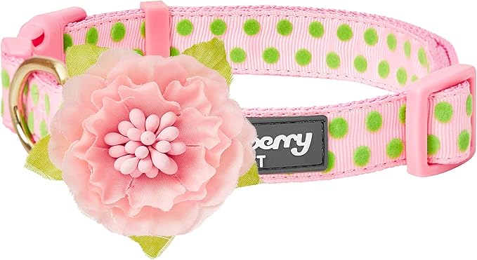 Blueberry Pet Adjustable Flocking Dog Collar by BlueberryPet