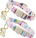Elegant little tail 2 Pack Cat Collar- Christmas Cat Collars Breakaway by Elegantlittletail