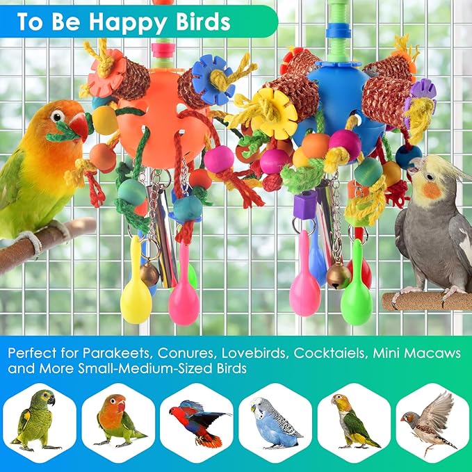 KATUMO Bird Toys, Parrot Ball Treats - Image 6