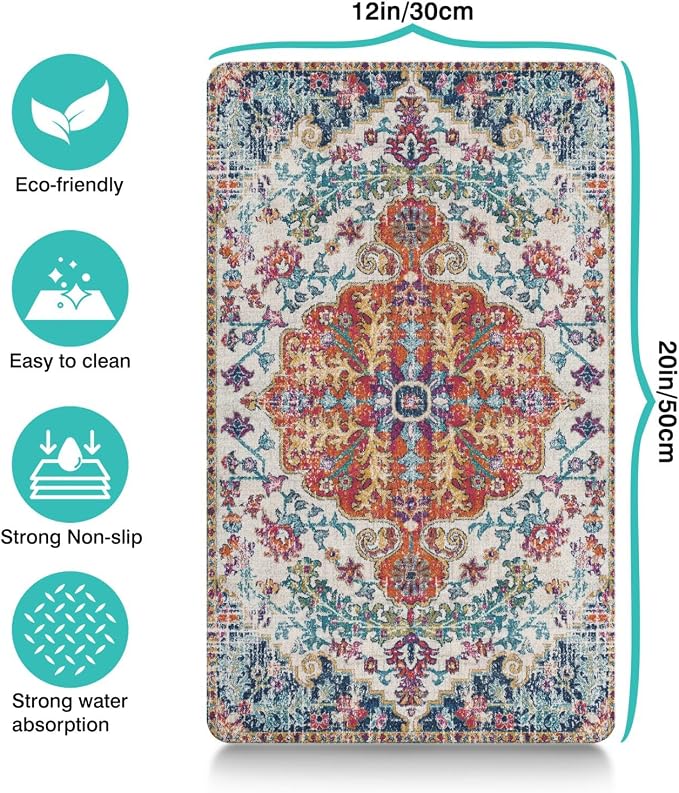Pet Feeding Mat for Floors Waterproof Dog Mat for Food and Water Absorbent - Image 5