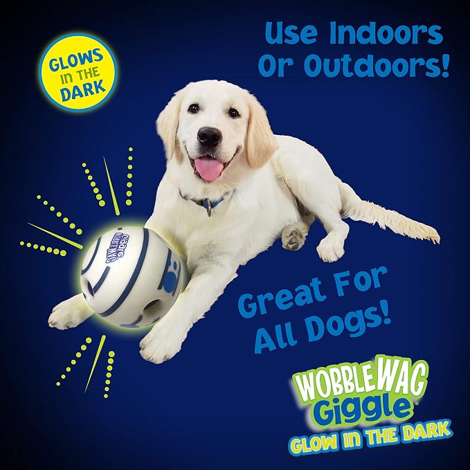 Wobble Wag Giggle Glow in the Dark | Rolling Enrichment Toy - Image 6