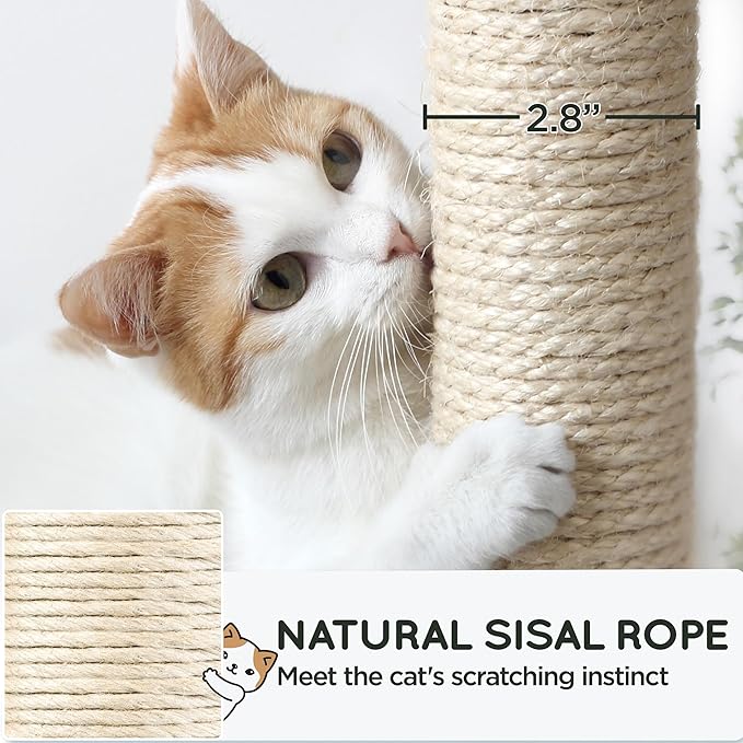 Yaheetech Cat Tree Cat Tower, 63in Multi-Level Cat Tree - Image 6