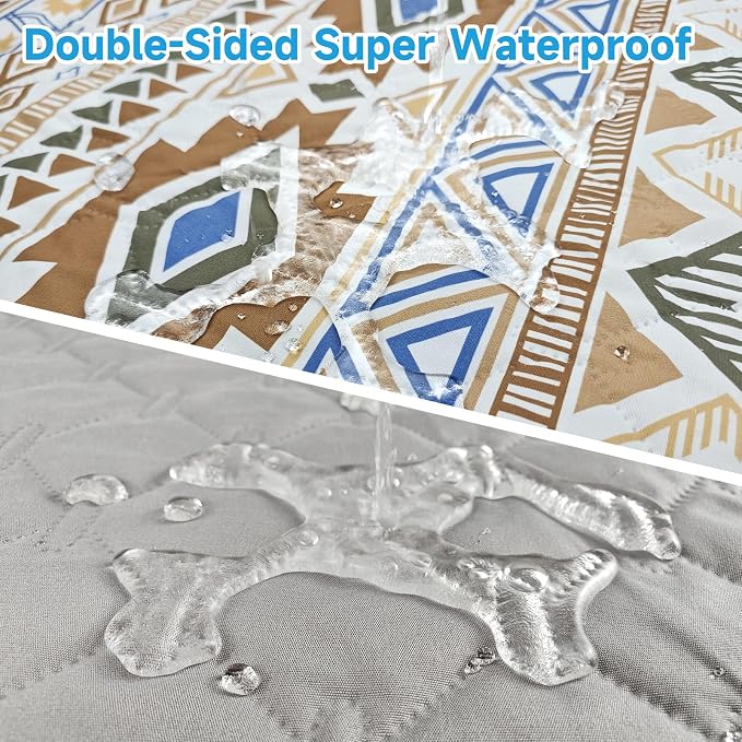 Waterproof Dog Blanket, Bohemian Dog Bed Cover Pet Blanket, Reversible Sofa - Image 2