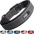 Fida Heavy Duty Dog Collar 1.5” Width, Ultra Soft Neoprene Padded, Adjustable by Fida