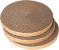 Round cat Scratcher Refill, 10 inch Diameter, 7/8 inch Thickness Scratcher by Unknown