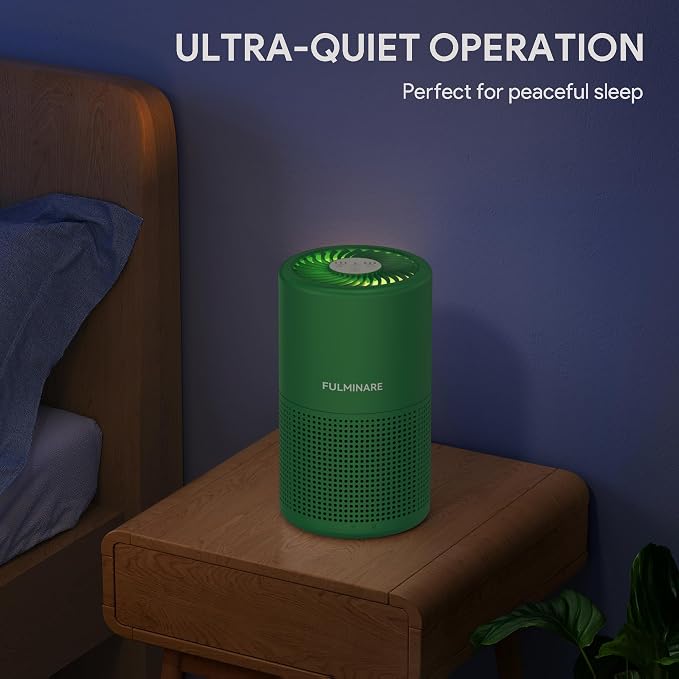 FULMINARE Air Purifiers for Home Bedroom H13 HEPA Air Purifier, 3 Speeds - Image 9