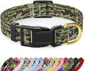 MOODEL Reflective Dog Collar for Large Dogs, Cute Camouflage Adjustable by TMOODEL