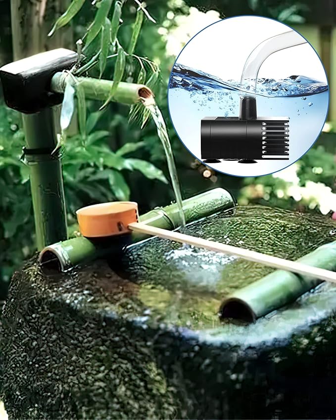 Biling Solar Fountain for Bird Bath, Solar Panel Kit Outdoor Solar Water Pump - Image 8