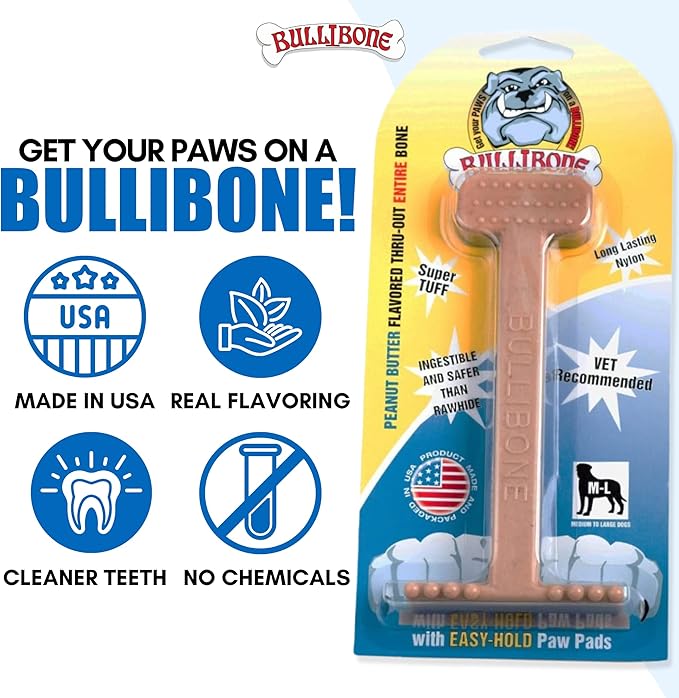 Bullibone Nylon Dog Chew Toy for Aggressive Chewers - Image 4