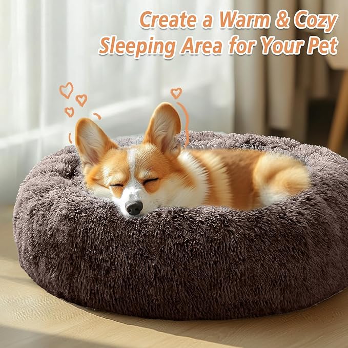 JOLLYVOGUE Calming Small Dog & Cat Bed - Image 5