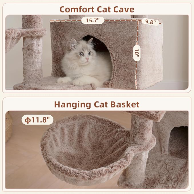 Cat Tree for Indoor Cats, Cat Tower - Image 4