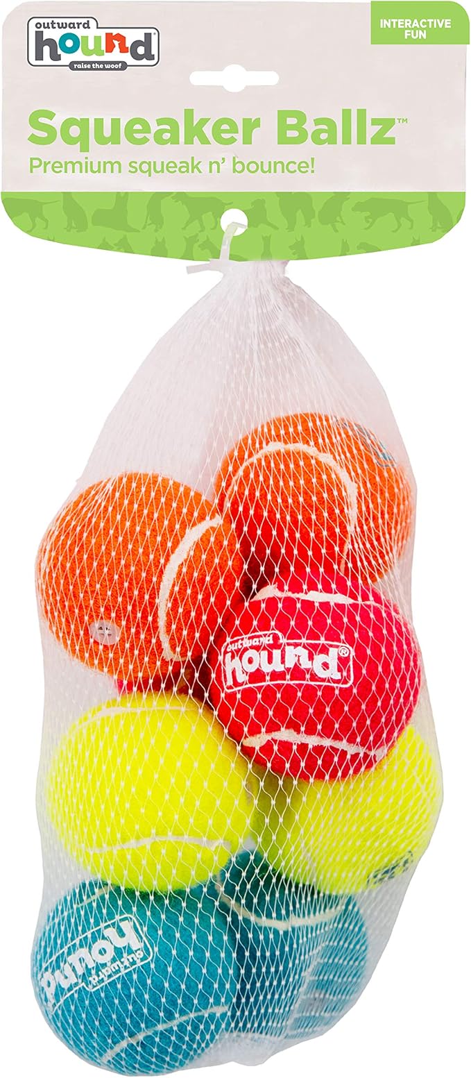 Outward Hound Squeaker Ballz – Squeaky Tennis Balls - Image 2