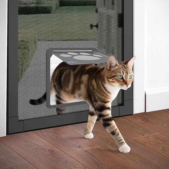 PETLESO Dog Door for Screen Door, Cat Door Screen Small Dog Door Insert for - Image 7